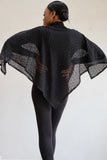 LFB-0996 - Black Corded Lace Victory Cape