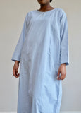 LFB-0987 - Blue Cotton Stripe Kaftan